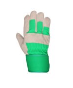 best quality cowhide split leather canadian rigger glove.b