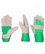 best quality cowhide split leather canadian rigger glove.d