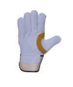 cowhide split leather best canadian rigger gloves.a