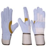 cowhide split leather best canadian rigger gloves.d