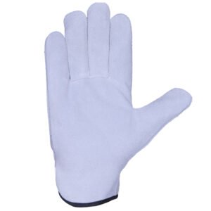 cowhide split leather driver gloves.a