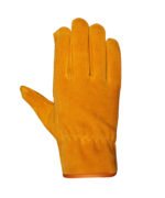 dyed cowhide split leather driver gloves.b