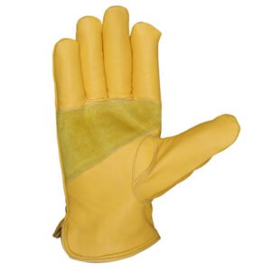 dyed reinforcement palm driver gloves.a