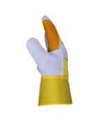 heavy duty cowhide split leather canadian rigger glove.c