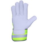 high visibility Canadian Rigger gloves.a