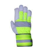 high visibility Canadian Rigger gloves.b