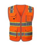 high visibility mesh safety vest.a