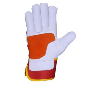 leather canadian rigger gardening glove.a