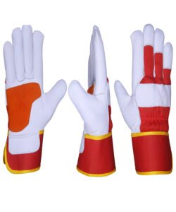 Split leather work gloves