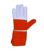 reinforcement leather welding glove.a