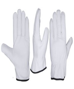 Split-grain leather work gloves