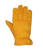 winter cowhide split leather driver gloves.b