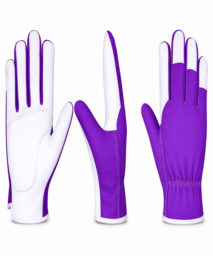 assembly work gloves sheepskin leather multi view assembly work gloves multi view showing front palm, back fabric, and side profile for full product overview