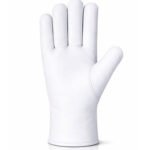 breathable fabric assembly work gloves front view