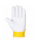 sheepskin assembly work gloves front view