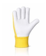 sheepskin assembly gloves knitted safety cuff front