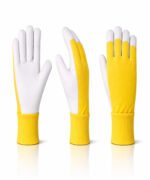 sheepskin assembly gloves knitted safety cuff multi