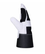 Canadian Rigger Gloves Cowhide Double Palm Black Side View