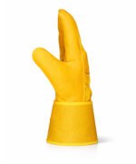 Canadian Rigger Gloves Cowhide Leather Side View Safety Cuff