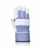 Canadian Rigger Gloves Cowhide Back View