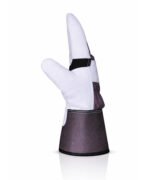 Canadian Rigger Gloves Cowhide Leather Reinforced Thumb Safety Cuff Side View