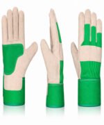 Canadian Rigger Gloves Split Cowhide Green Multi View