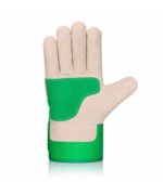 Canadian Rigger Gloves Split Cowhide Green Front View