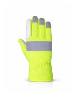 High Visibility Goatskin Assembly Work Gloves