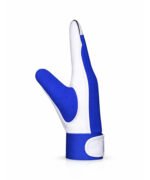 Sheepskin Leather Assembly Work Gloves Blue Side View