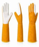 Cowhide Grain Leather Welding Gloves Split Cuff Multi View
