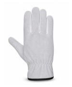 Buffalo Grain Palm Cowhide Split Back Driver Gloves Back View
