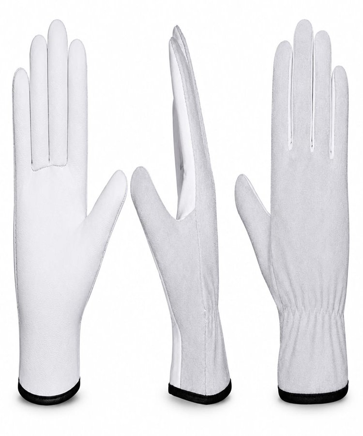 Buffalo Grain Palm Cowhide Split Back Driver Gloves Multi View Buffalo grain palm cowhide split back driver gloves multi view