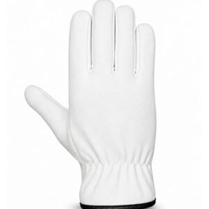 Full Buffalo Grain Wing Thumb Driver Work Gloves Back View