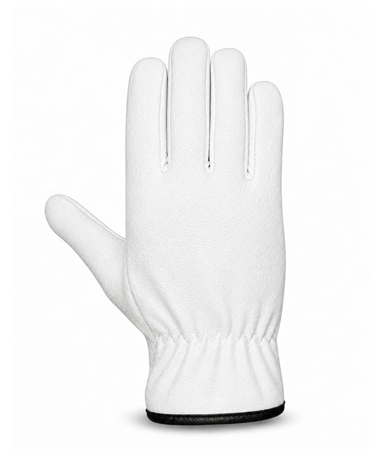 Full Buffalo Grain Wing Thumb Driver Work Gloves Back View Full Buffalo Grain Wing Thumb Driver Work Gloves Back View