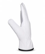 Full Buffalo Grain Wing Thumb Driver Work Gloves Side View