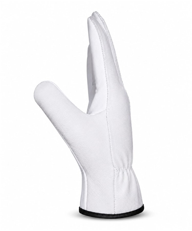 Full Buffalo Grain Wing Thumb Driver Work Gloves Side View Full Buffalo Grain Wing Thumb Driver Work Gloves Side View