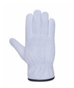 Full Split Cowhide Wing Thumb Driver Work Gloves Back View