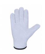 Full Split Cowhide Wing Thumb Driver Work Gloves Front View