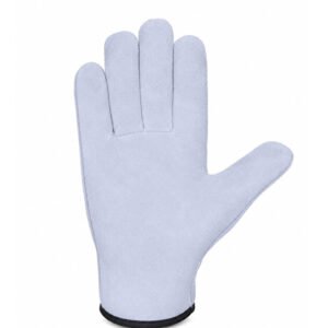 Full split cowhide wing thumb driver work gloves front view
