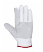 Goat Grain Leather Driver Gloves Reinforced Cowhide Split Palm Front View