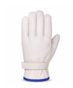 Dyed Grain Leather Driver Gloves Back View