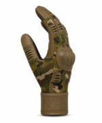 Elite Camouflage Combat Tactical Gloves Side View