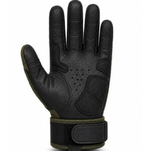 Elite Hard Knuckle Tactical Combat Gloves front view with reinforced palm grip and tactical duty design