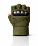 Fingerless Tactical Combat Gloves Back View