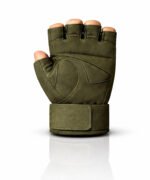 Fingerless Tactical Combat Gloves Front View