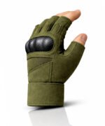 Fingerless Tactical Combat Gloves Side View