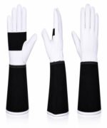 Goat Grain Leather Welding Gloves Black Cuff Multi View