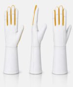 Goat Grain Leather Welding Gloves Long Cuff Multi View
