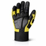 High Visibility TPR Impact Work Gloves Front View