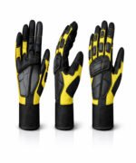High Visibility TPR Impact Work Gloves Multi View